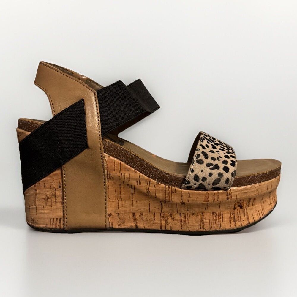 $125 Women’s OTBT Cork Bushnell Wedge Sandals Size 7.5